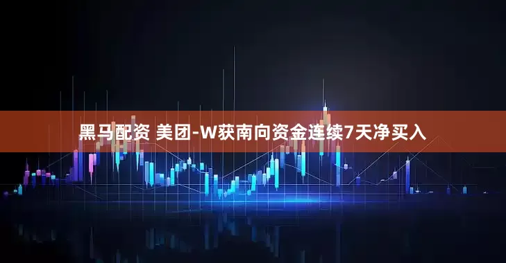黑马配资 美团-W获南向资金连续7天净买入