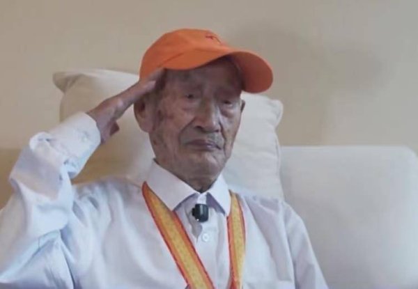 涨声操盘 湖北百岁抗战老兵宋其祥：“我给总书记敬了个军礼”